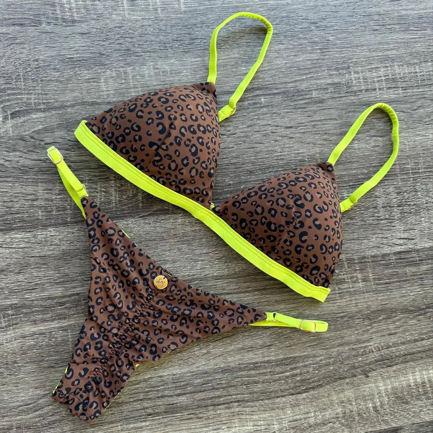 Leopard Print Sexy Split Bikini